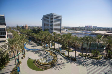 A picture of the city of Anaheim